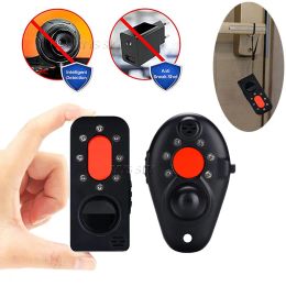 Detector 5 in 1 Self Defense Alarm Anti Spy Hidden Camera Detector Travel Security Personal Vibrator Pinhole Cam Lens Scanner Bug Finder