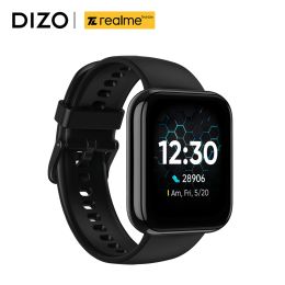 Watches Realme DIZO Watch Pro Smart Watch GPS 1.75 inch Highres Full Touch Screen SpO2 Heart Rate Monitor Sports Waterproof Men Women