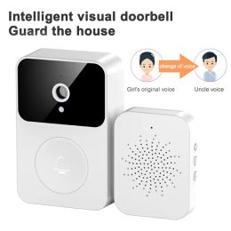 Doorbells Wireless WiFi Doorbell Camera 1080P HD Rechargeable Home Surveillance Video Doorbell with Camera Night Vision Intercom Doorbell