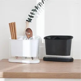 Kitchen Storage Creative Multifunction Rack Knife Spoon Chopsticks Fork Holder Large Capacity Draining Tableware Organizer