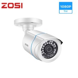 Cameras ZOSI HD 1080P 2MP H.265 4in1 CCTV Video Home Security IR Night Vision Weatherproof Bullet Camera for Surveillance System