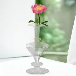 Vases Glass Vase Modern Flower Arrangement For Dining Table Party Home Decor