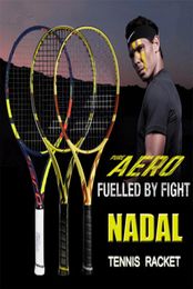 Tennis Racket Nadal Pure Aero Beginner Professional Training French Open Lite Full Carbon Single Set With Bag1621038