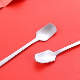 Coffee Scoops 1x Spoon Kitchen Bar Tea Long Handle Stainless Steel Stirrers Milk Teaspoon For Ice Cream Cocktail