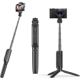 Monopods Ulanzi Mt40 Wireless Bluetooth Shooting Grip and Tripod for Still Video Vlog Camera Bluetooth Remote for Sony Canon Remote