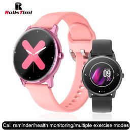 Watches Rollstimi 2021 Smart Watch Men Lady movement Waterproof Smartwatch blood pressure Fitness Bracelet Band For Android Apple Xiaomi