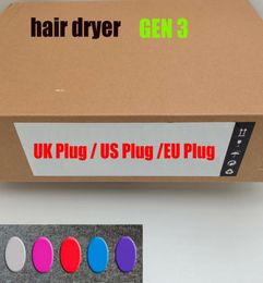 Generation 3 No Fan Vacuum Hair Dryer H03 Professional Salon Tools Blow Heat Super Speed Dryers USUKEU Plug Dropship ship8871939