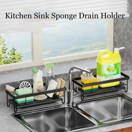 Kitchen Storage Multi-purpose Sink Sponge Drain Holder Rack Countertop Organizer Utensils Drainer Dish Drying Home