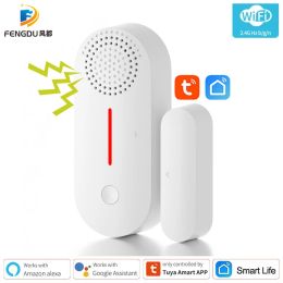 Detector Smart Home Tuya Alarm Motion Sensor Door Opening Sensor Window Sensor Sound WiFi Security Alarm Timing Arm and Disarm