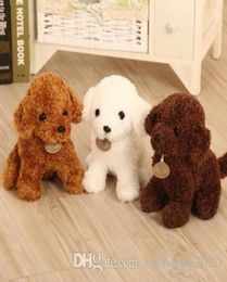 Brown White Golden Puppy Stuffed Animals Teddy Dog Small Dog Soft Dolls Baby Kids Toys for Children Birthday Party Gifts3440301