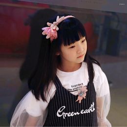 Hair Accessories Cute Sweet Headgear Accessory Solid Colour Doll Korean Style Headband Hoop Headwear Girl Band