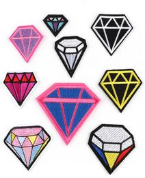Embroidered Diamond Patch for Clothing Embroidery Child Garment Applique Car Patches embroidered patch Diamond patches with Patche8532312