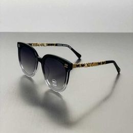 2024 Designer fashion luxury designer sunglasses New Jiaxiang Grandma and Sunglasses for Women's Advanced Sense UV Protection High Version 0779