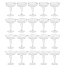 Disposable Cups Straws Plastic Champagne Flutes - 60Pcs Clear Glasses For Parties Cup