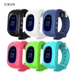 Watches Q50 OLED Kids GPS Tracker Watches AntiLost SOS GPS Location SIM IOS Android Cell Phone Multicolor Camouflage Baby Smart Clock