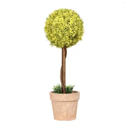 Decorative Flowers Free Standing Ornament Living Room Plant Home Decor Bonsai Simulation Office Artificial Topiary Tree Desktop Floor