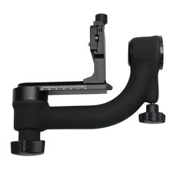 Monopods Professional Gimbal DSLR Tripod Head with UNC 1/4 ArcaSwiss QuickRelease Plate