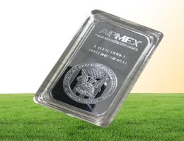 5PcsLot One Ounce999 Fine Silver Bullion BarCoin CollectionAmerican Collectible Silver Bar6010420