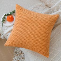 Pillow Soft Corduroy Cover For Sofa Living Room Decorative Pillowcase Simple Plain Funda Cojin Home Decor Throw