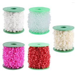Party Decoration Faux Pearl Bead Ideal Gift String DIY Material For Christmas Wedding Exhibition Packaging