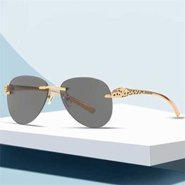 designer sunglasses 10% OFF Luxury Designer New Men's and Women's Sunglasses 20% Off head rimless men women fashion trend Sun pilot's toad glasses