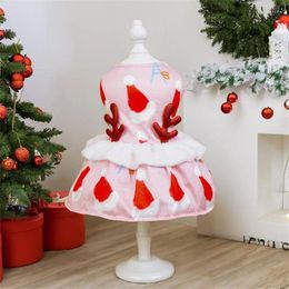 Dog Apparel Lovely Dress Decoration Clothes For Small Dogs Christmas Pet Clothing Comfortable Light Skirt Eye-catching