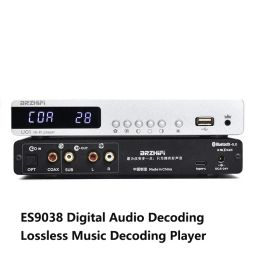 Equipment Audiophile Audio Decoder Es9038 Lossless Audio Decoding Player U Disk Digital Turntable Coaxial Optical Fiber Bluetooth Input