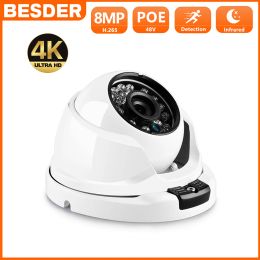 Intercom Besder Wide Angle 2.8mm 5mp 4mp Dome Ip Camera 48v Poe 2mp Metal Case P2p Indoor Vandalproof Infrared Cctv Security Camera Xmeye