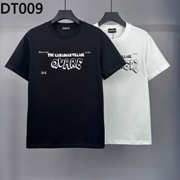 DSQ PHANTOM TURTLE Men's T-Shirts Mens Designer T Shirts Black White Cool T-shirt Men Summer Italian Fashion Casual Street T-shirt Tops Plus Size M-XXXL 6223