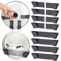 Kitchen Storage Pot Lid Rack Wall-mounted Household Non-punching Multi-functional Bracket Chopping Board And Items