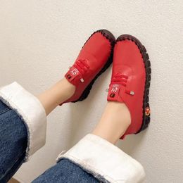 Casual Shoes Sneakers Women Spring Platform Slip-ons Flat Outdoor Soft-soled Breathable Loafers Walking