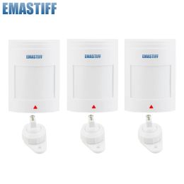 Detector free shipping!3pcs/lot Wired PIR Motion Sensor Detector For GSM PSTN Home Security Alarm System