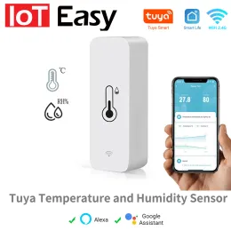 Cameras Tuya Wifi Zigbee Temperature Humidity Sensor App Remote Monitor for Smart Home Var Smartlife Workwith Alexa Google Assistant