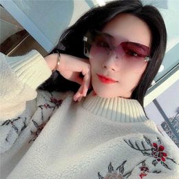 2024 Luxury Designer New luxury designer Valencia's new fashion one-piece eye mask square sunglasses star Sunglasses va2049