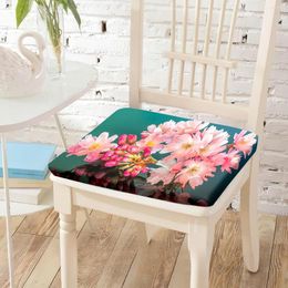 Pillow Cherry Blossom Branch Print Chair Square Seat Padding Breathable Chairs Pad For Adult Bedroom Outdoor Home Decoration