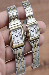 Relógios de luxo femininos 316L Movimento de quartzo de aço inoxidável Top de qualidade Dreshas Design Raio de pulso prateado rosa Montre de L9508714