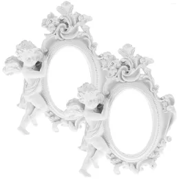 Frames Mini Resin Vintage Po Ornaments Prop Miniature Decorative Decoration Tiny Picture House