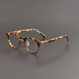 2024 New High Quality 10% OFF Luxury Designer New Men's and Women's Sunglasses 20% Off The plate made by hand can style of personality with the short-sighted eyeglass frame