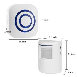 Detector Indoor Security Portable 105dB PIR Motion Detector Infrared Antitheft Motion Detector Home Security Alarm system gsm sensor pir