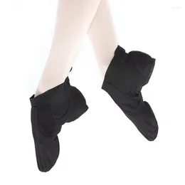 Dance Shoes Adult High-top Canvas Jazz Boots Indoor Gym Practise Soft Bottom Lady Teacher Dancing Shoe