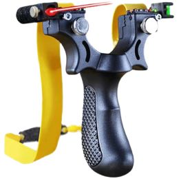 Slingshots Highpower Laser Aiming Slingshot Resin Outdoor Sports Hunting Shooting Catapult Competition Practise Using High Precision Solid