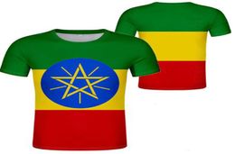 ETHIOPIA t shirt diy custom made name number eth tshirt nation flag et logo ethiopian amharic college print po clothing1549242