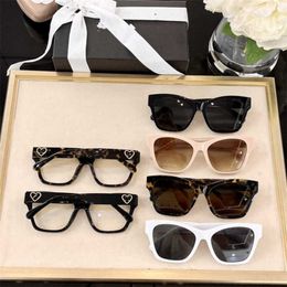 2024 New High Quality New luxury designer women's ins same box sunglasses heart-shaped Sunglasses ch71468