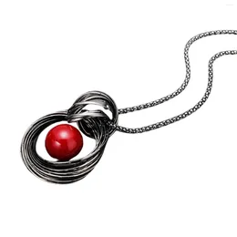 Pendant Necklaces Imitation Pearl Necklace Long Chain Personality For Lover Family Members Friend