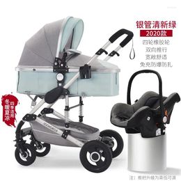 Stroller Parts Strolex Born Lightweight Folding Basket-type Safety Seat Baby High Landscape Can Sit And Lie On Lathe Dual-use
