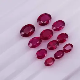 Loose Diamonds Meisidian Oval Cut 6X8mm 1.9 Carat Natural Gemstone Original Red Ruby Pirce Per