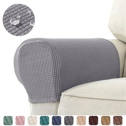Chair Covers Anti-dirty Jacquard Sofa Armrest Cover Stretch Decor Seat Arm Protector Armchair Couch Case Not Waterproof 2 Pieces