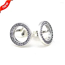 Stud Earrings CKK Silver 925 Jewelry Forever For Women Sterling Fashion Anniversary Gift