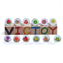 Decorative Figurines Juggling Kids Gift Clear Funny Toy Floating Fruits Bouncing Balls Jumping Bouncy