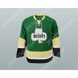 Gdsir Custom ST. PATRICK'S DAY IRISH PUBCRAWLER HOCKEY JERSEY NEW Top Ed S-M-L-XL-XXL-3XL-4XL-5XL-6XL